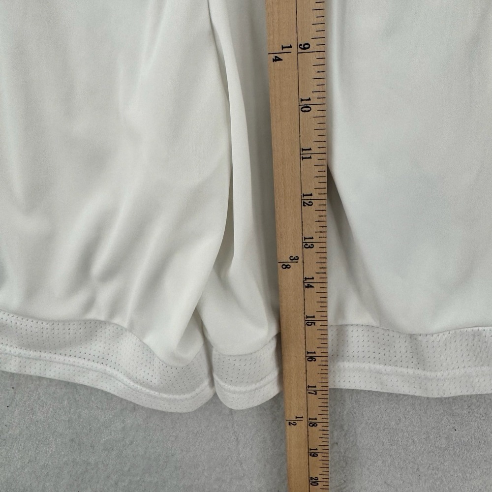 Adidas Soccer Shorts Youth Large 13-14Y White Recycled Polyester Hawaii Bulls - Picture 6 of 7